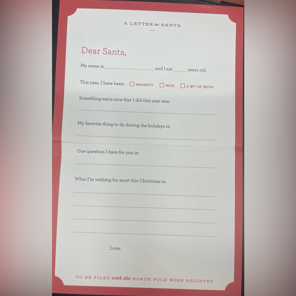Santa Letter Kit - Picture 4 of 6